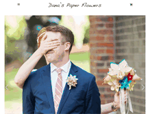 Tablet Screenshot of danaspaperflowers.com
